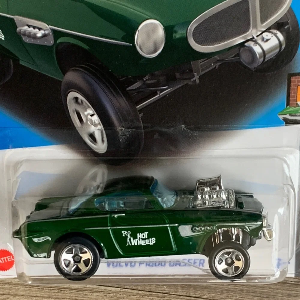 Hot Wheels Green Volvo P1800 Gasser Race Car Hotwheels Legends Tour Winner Racer